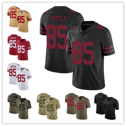 Men's #85 George Kittle SF.49ers Limited Stitched Jerseys