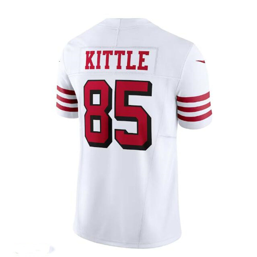 SF. 49ers #85 George Kittle Alternate Vapor F.U.S.E. Limited Jersey - White Stitched American Football Jersey