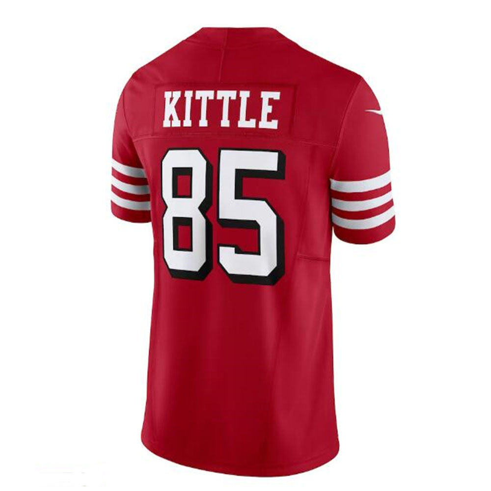 SF. 49ers #85 George Kittle Vapor F.U.S.E. Limited Jersey - Scarlet Stitched American Football Jersey