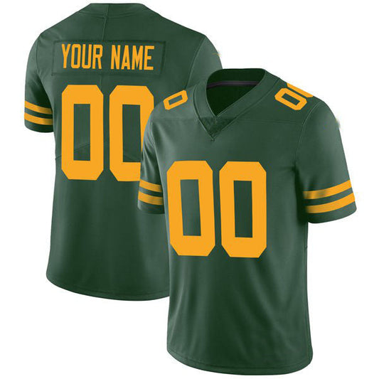 Custom GB.Packers Green Stitched  Vapor Limited Football Jersey