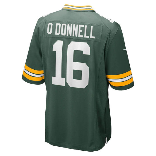 GB.Packers #16 Pat O'Donnell Green Game Player Jersey Stitched American Football Jerseys