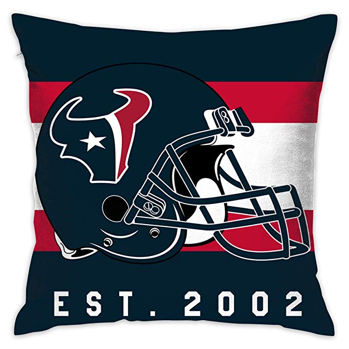 Football Personalized Pillowcase Houston Texans Throw Pillow Covers
