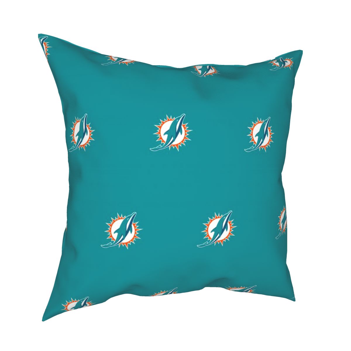 Custom Decorative Football Pillow Case Miami Dolphins Pillowcase Personalized Throw Pillow Covers