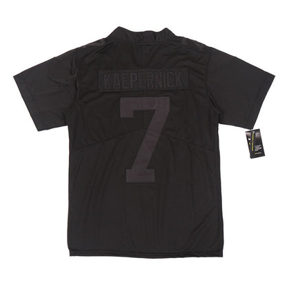 Men's SF.49er New All Black #7 Colin Kaepernick Football Jerseys American Jersey