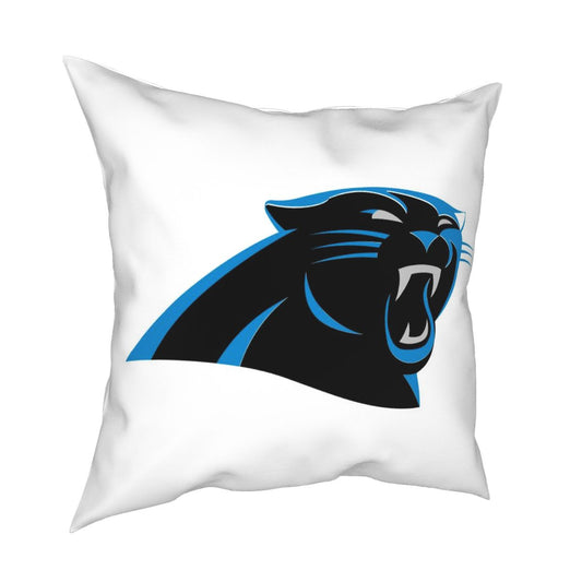 Custom Decorative Football Pillow Case Carolina Panthers White Pillowcase Personalized Throw Pillow Covers