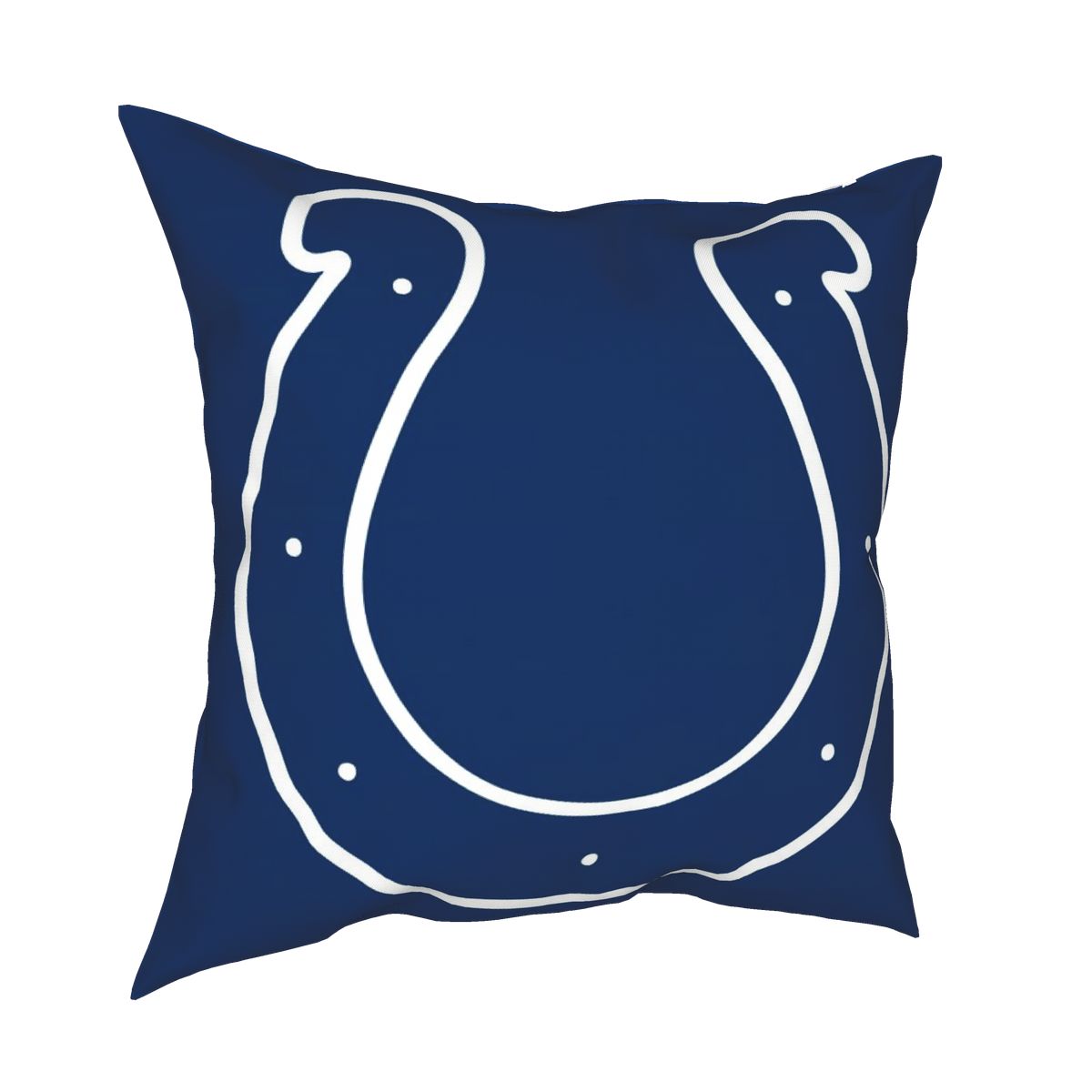 Custom Decorative Football Pillow Case Indianapolis Colts Blue Pillowcase Personalized Throw Pillow Covers