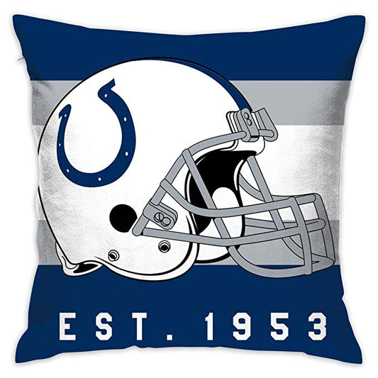 Football Jerseys Design Personalized Pillowcase Indianapolis Colts Decorative Throw Pillow Covers
