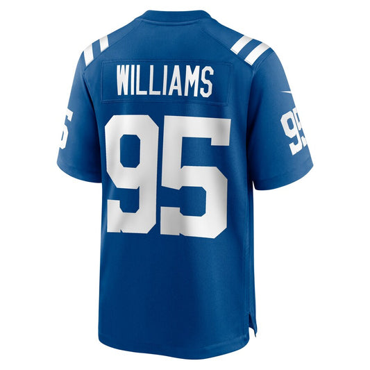 IN.Colts #95 Chris Williams Royal Game Player Jersey Stitched American Football Jerseys