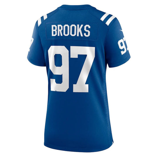 IN.Colts #97 Curtis Brooks Royal Player Game Jersey Stitched American Football Jerseys