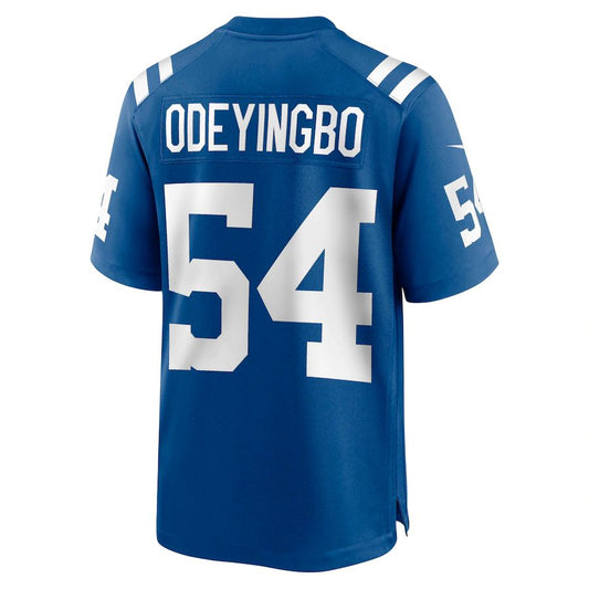 IN.Colts #54 Dayo Odeyingbo Royal Game Jersey Stitched American Football Jerseys