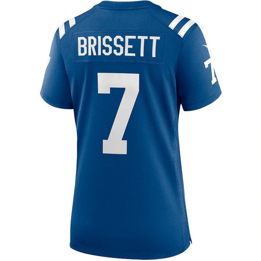 IN.Colts #7 Jacoby Brissett Royal Game Player Jersey Stitched American Football Jerseys