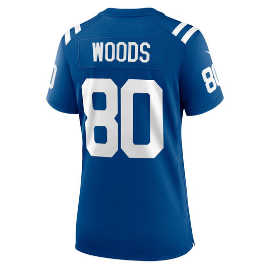 IN.Colts #80 Jelani Woods Royal Player Game Jersey Stitched American Football Jerseys