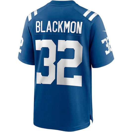 IN.Colts #32 Julian Blackmon Royal Game Jersey Stitched American Football Jerseys