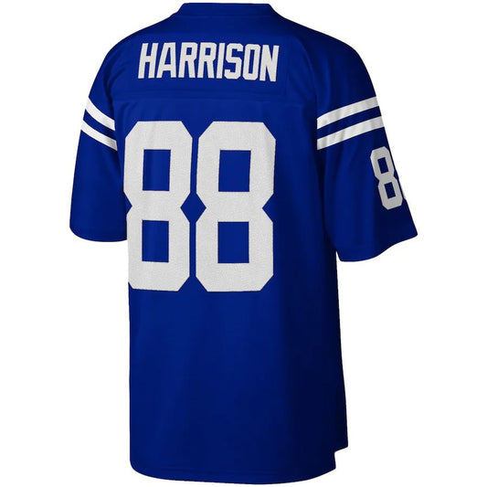 IN.Colts #88 Marvin Harrison Mitchell & Ness Royal 1996 Legacy Replica Jersey Stitched American Football Jerseys