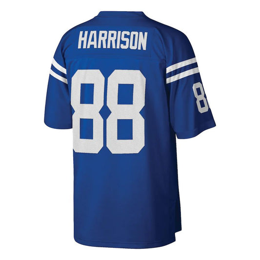 IN.Colts #88 Marvin Harrison Mitchell & Ness Royal Retired Player Legacy Replica Jersey Stitched American Football Jerseys