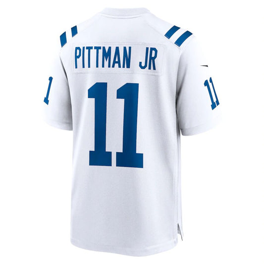 IN.Colts #11 Michael Pittman Jr. White Game Jersey Stitched American Football Jerseys