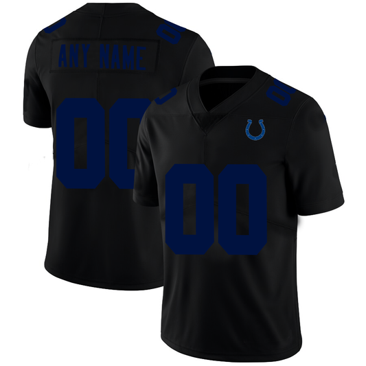 Custom IN.Colts Football Jerseys Black American Stitched Name And Number Size S to 6XL Christmas Birthday Gift
