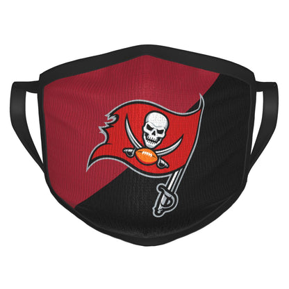 Custom Football Personalized Tampa Bay Buccaneers Dust Face Mask With Filters PM 2.5