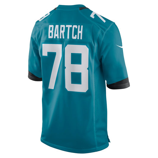 J.Jaguars #78 Ben Bartch Teal Game Jersey Stitched American Football Jerseys