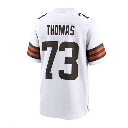 C.Browns #73 Joe Thomas Retired Game Player Jersey - White Stitched American Football Jerseys