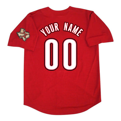 Custom 2012 Houston Astros Red Men's Jersey Stitched