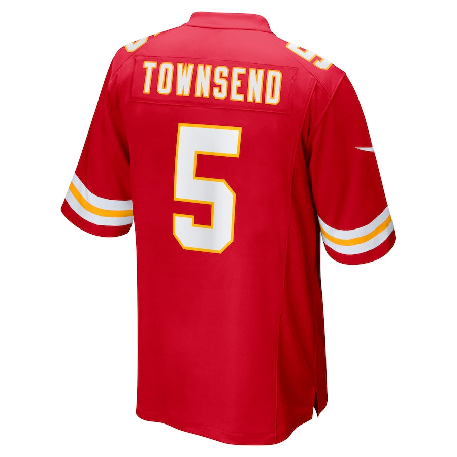 KC.Chiefs #5 Tommy Townsend Red Game Jersey Stitched American Football Jerseys