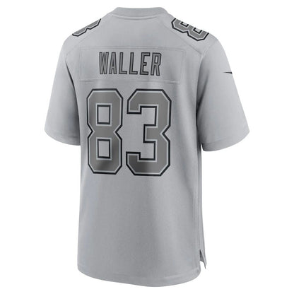 LV.Raiders #83 Darren Waller Gray Atmosphere Fashion Game Jersey Stitched American Football Jerseys