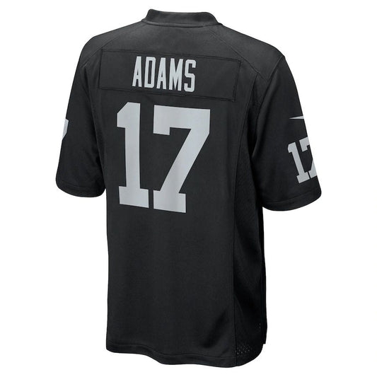 LV.Raiders #17 Davante Adams Black Game Jersey Stitched American Football Jerseys