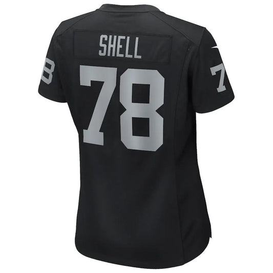 LV.Raiders #78 Art Shell Black Game Retired Player Jersey Stitched American Football Jerseys
