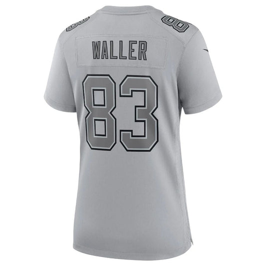 LV.Raiders #83 Darren Waller Gray Atmosphere Fashion Game Jersey Stitched American Football Jerseys