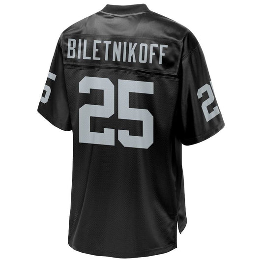 LV.Raiders #25 Fred Biletnikoff Pro Line Black Retired Player Jersey Stitched American Football Jerseys