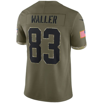 LV.Raiders #83 Darren Waller  Olive 2022 Salute To Service Limited Jersey Stitched American Football Jerseys