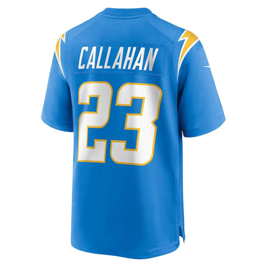 LA.Chargers #23 Bryce Callahan Powder Blue Game Jersey Stitched American Football Jerseys