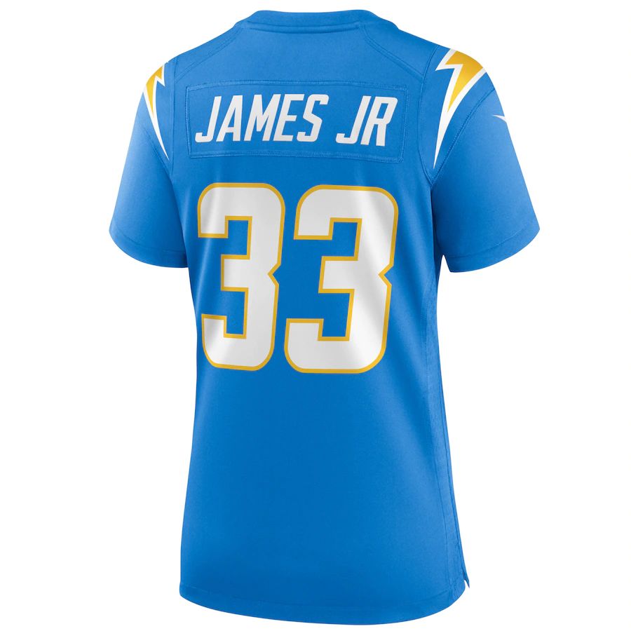 LA.Chargers #33 Derwin James Powder Blue Game Jersey Stitched American Football Jerseys