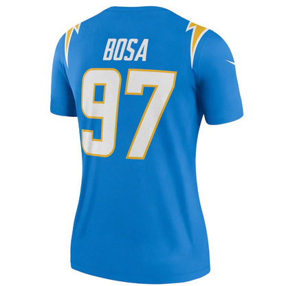 LA.Chargers #97 Joey Bosa Powder Blue Legend Jersey Stitched American Football Jerseys