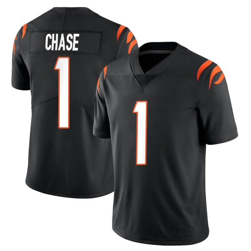 Men's #1 Ja'Marr Chase Cincinnati Bengals Limited Stitched Jerseys