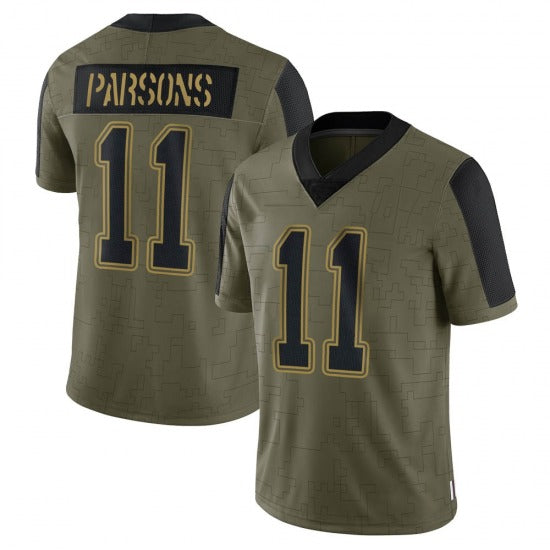 Mens Number 11 Micah Parsons D.Cowboy Limited Stitched Jerseys