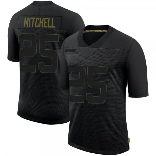 Men's #25 Elijah Mitchell SF.49ers Limited Stitched Jerseys