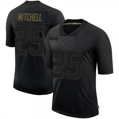 Men's #25 Elijah Mitchell SF.49ers Limited Stitched Jerseys