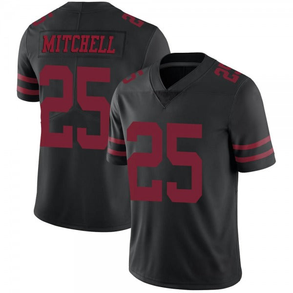 Men's #25 Elijah Mitchell SF.49ers Limited Stitched Jerseys