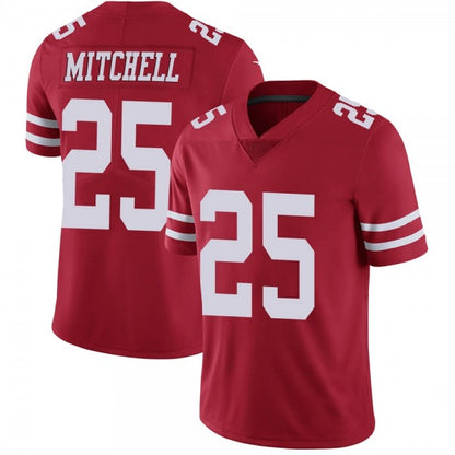 Men's #25 Elijah Mitchell SF.49ers Limited Stitched Jerseys