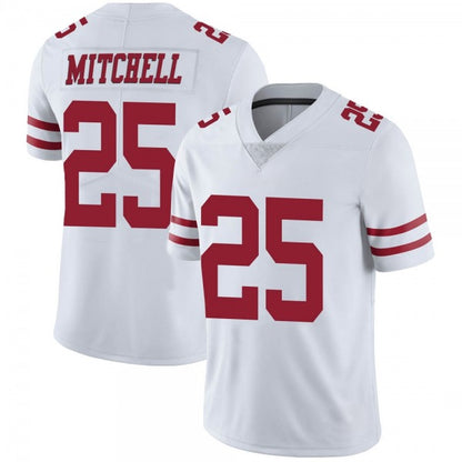 Men's #25 Elijah Mitchell SF.49ers Limited Stitched Jerseys