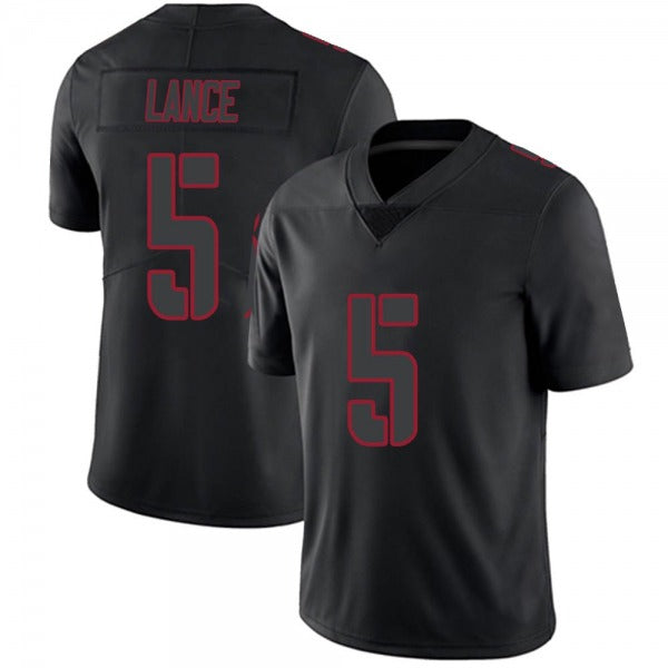 Men's #5 Trey Lance SF.49ers Limited Stitched Jerseys