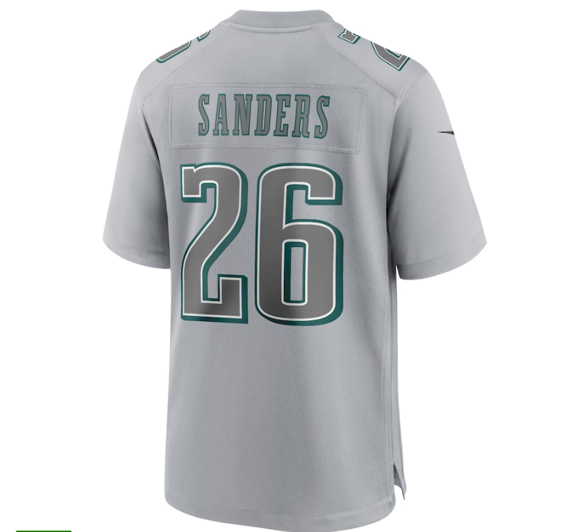 P.Eagles #26 Miles Sanders Silver Inverted Legend Jersey Stitched American Football Jerseys