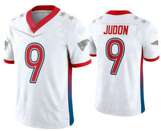 NE.Patriots #9 Matt Judon White 2022 Pro Bowl Vapor Untouchable Stitched Limited Jersey American Football Jerseys