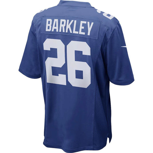 Football Jerseys NY.Giants #26 Saquon Barkley Royal Game Player Stitched American Jersey