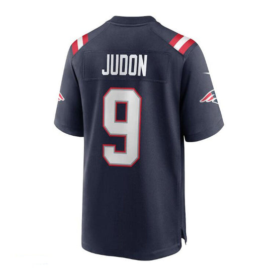 NE.Patriots #9 Matthew Judon Navy Game Player Jersey Stitched American Football Jerseys
