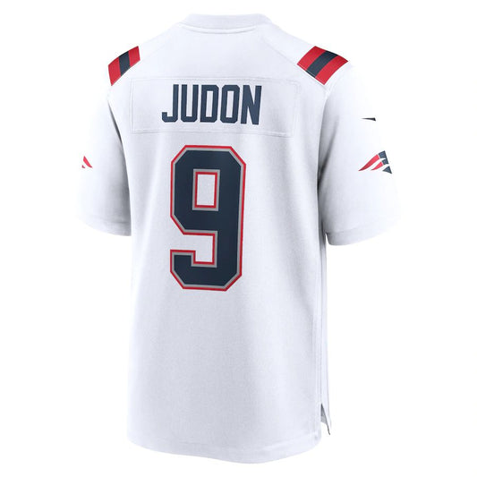 NE.Patriots #9 Matthew Judon White Game Jersey Stitched American Football Jerseys