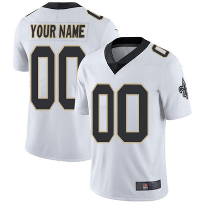 Custom NO.Saints White Vapor Untouchable Player Limited Jersey American Stitched Jersey Football Jerseys