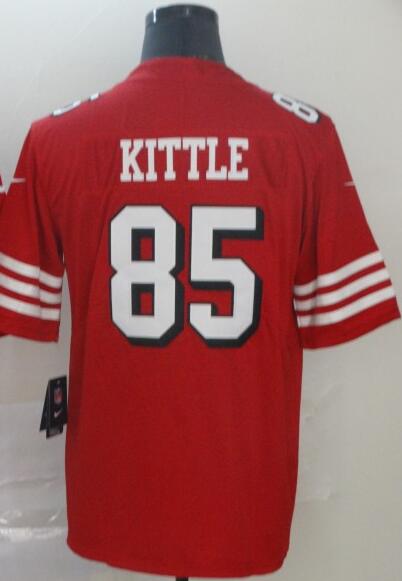 Men's #85 George Kittle SF.49ers Limited Stitched Jerseys